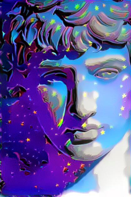 antinousgaygod's tweet photo. 🪷 Confused? Full of doubts? Tonight's #Sagittarius #ThirdQuarter Moon is ideal for clairvoyance and stellar clarity of thought. We honor the #StarOfAntinous. Full details in your #Antinous #MoonMagic report: https://t.co/ONeuUxRlYu "Antinous Stars" art by #AdamBrowne 🪷 https://t.co/2zQFT2DPEi