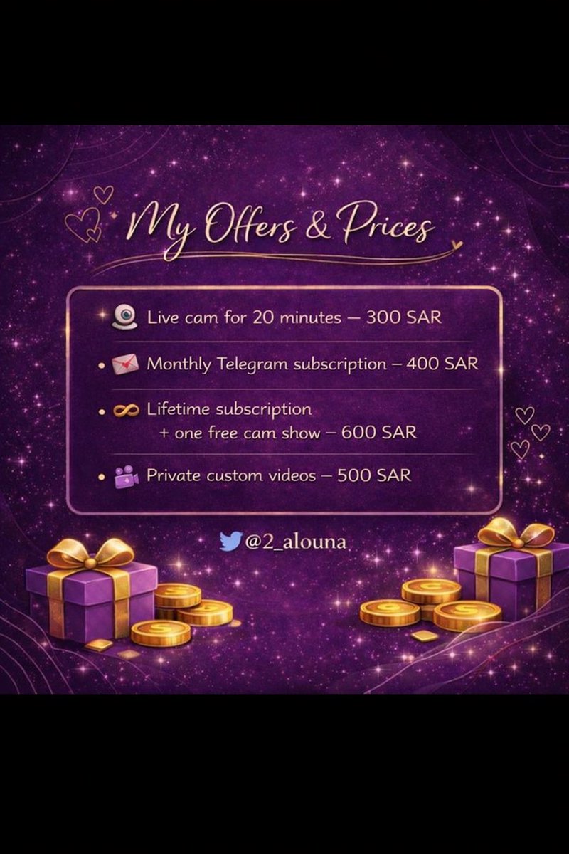 2_alouna's tweet photo. ( حسابات الموجدين بالورقة هم حساباتي فقط 👍🏻)
( ترسل غير اشتراك وكام حظر 📵🔞 )
❤️‍🔥❤️‍🔥 https://t.co/m0hpZwQRUQ