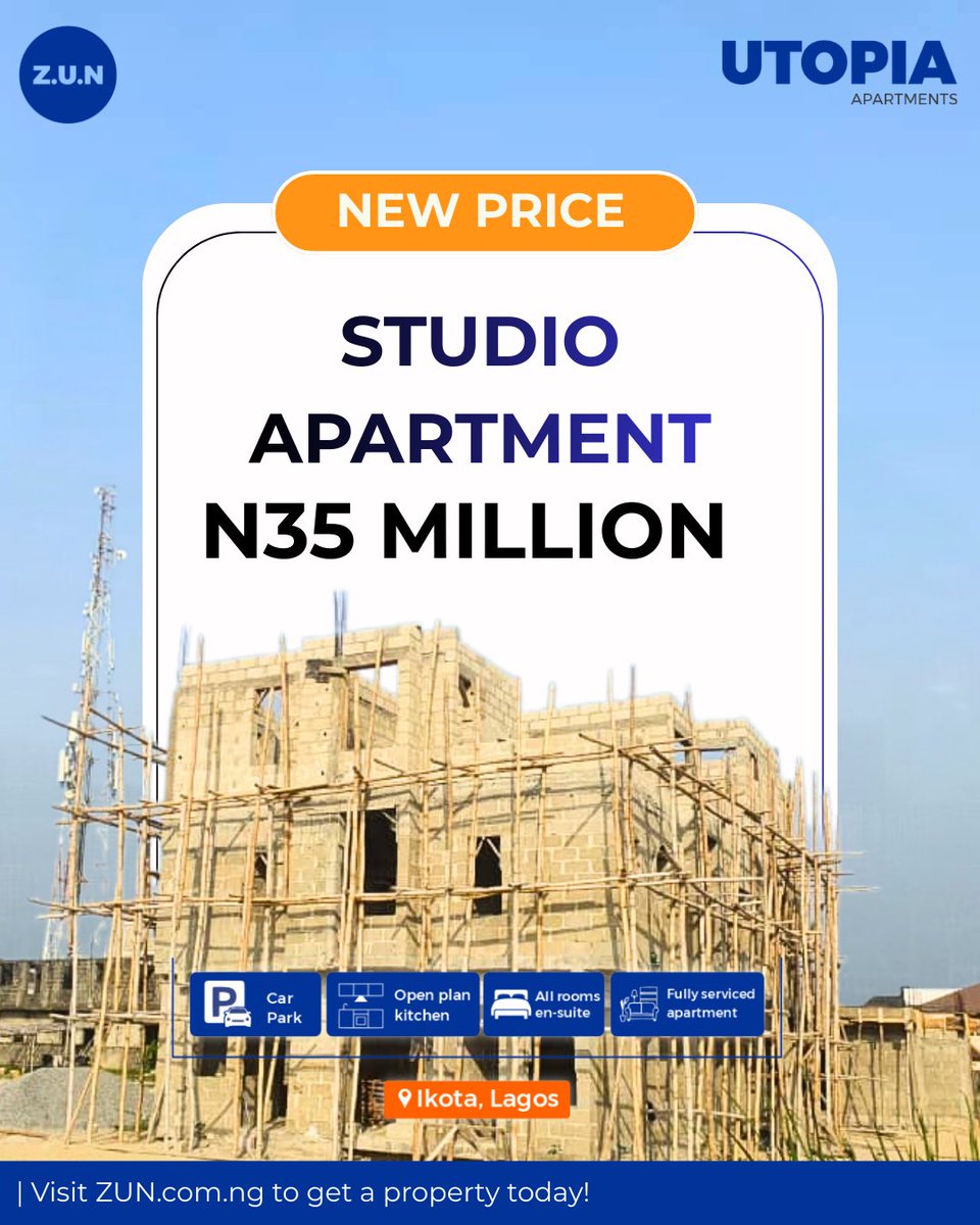 New Price Alert 🚨
The numbers have officially moved.
Due to increasing demand and steady development progress, the price of this unit has been reviewed upward.
Early buyers secured their units at the previous rate.
Send a message to secure  your unit today