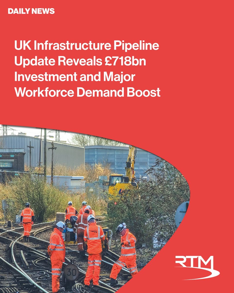 🚨 £718 BILLION Infrastructure Boom Revealed! 🚨

The UK’s new Infrastructure Pipeline just dropped — and it’s a game changerfor construction &amp; rail.

• Workforce demand set to hit 706,000 😳

Big opportunities. Bigger challenges. Are you ready?

👉 Dive in now: