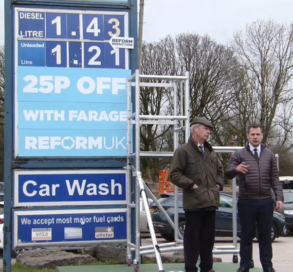 Parody Nigel Farage tweet media