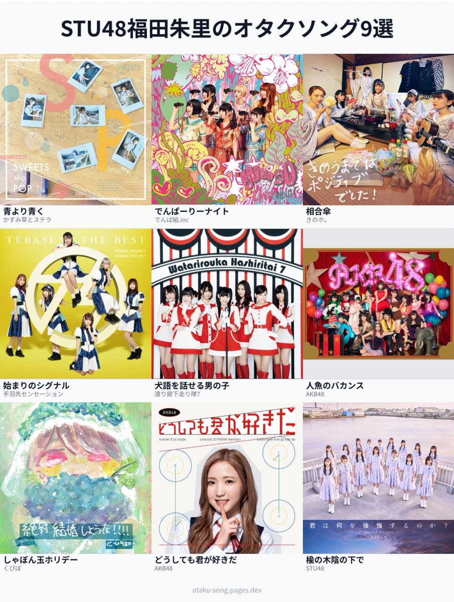 STU48 福田朱里　ブロマイド　64枚セット