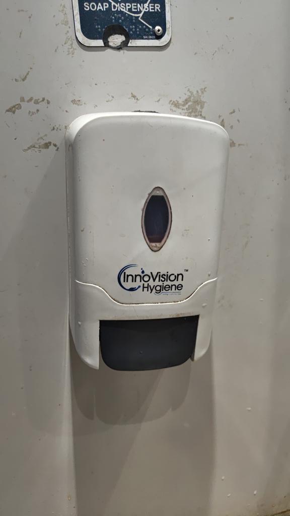 ankitsud_7's tweet photo. No soap in both toilets in Srinagar Vande Bharat. Dep from Katra on 10th March 1455 hrs. Disappointing! 

PNR - 2349471384
Coach - C5
Seat - 67
Mob - 8368611207

PRIVATISE INDIAN RAILWAYS PLZ!

#privatiseindianrailways https://t.co/KcLwPZrBdx