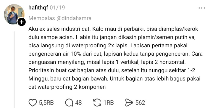KAKKK EMANG BOLEH RAHASIA INI DI SEBARR 😭

semua orang harus tau jugaa cara hilangin BLACKMOLD biar dinding + atas cor yang kena rembesan hujan dan jamuran bisa jadi kayak rumah baru lagii 😱🙌