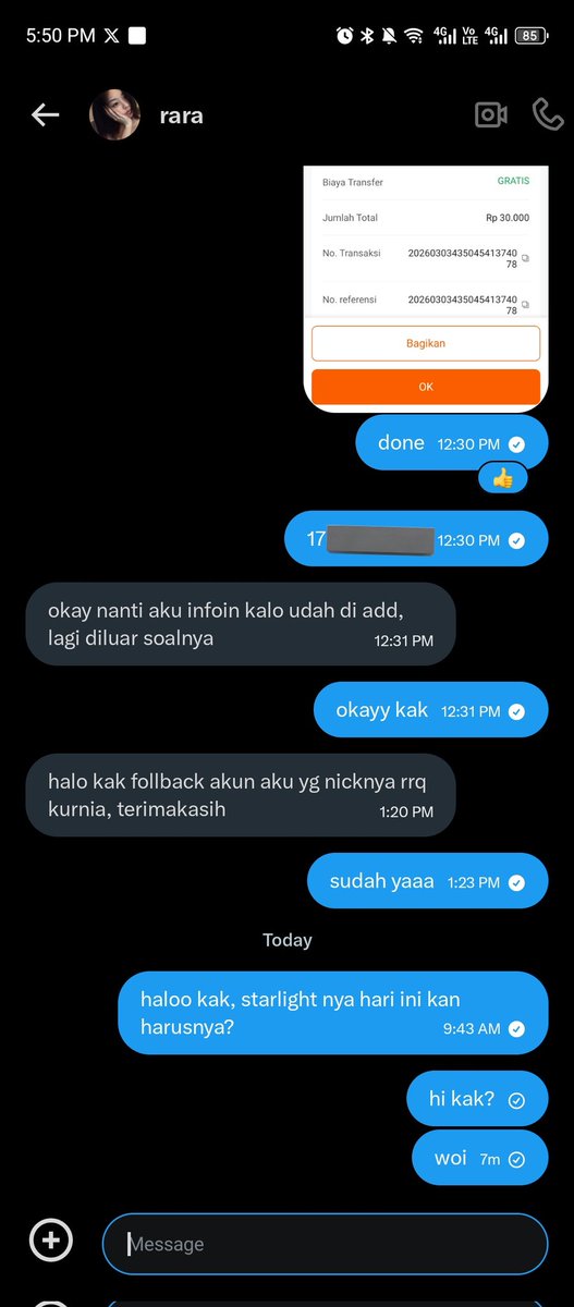 𐙚 wardaa mt after dm tweet media