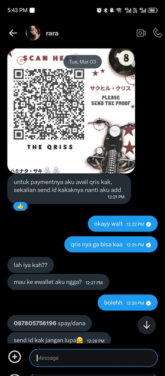 𐙚 wardaa mt after dm tweet media