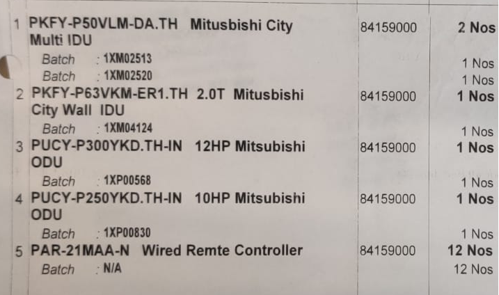 HubliCityeGroup's tweet photo. @MEI_India We installed a Mitsubishi VRF AC system in March 2022, and since day one it has never worked properly. Every time we call your local technician, he makes some adjustments but the cooling problem returns again.

Your technician even says the AC will cool only if the fan is on full speed and temperature is set very low, and that we should not keep 25–26°C or low fan speed. This is unbelievable. We have been using air conditioners for 30+ years at home and office and have never heard such a thing.

This is extremely disappointing from a premium brand like Mitsubishi. Please depute your most senior engineer and resolve this issue once and for all.
On Behalf of @CARBONHTC  Hitech Computers-Hubli - Anil M No. 94482 67742