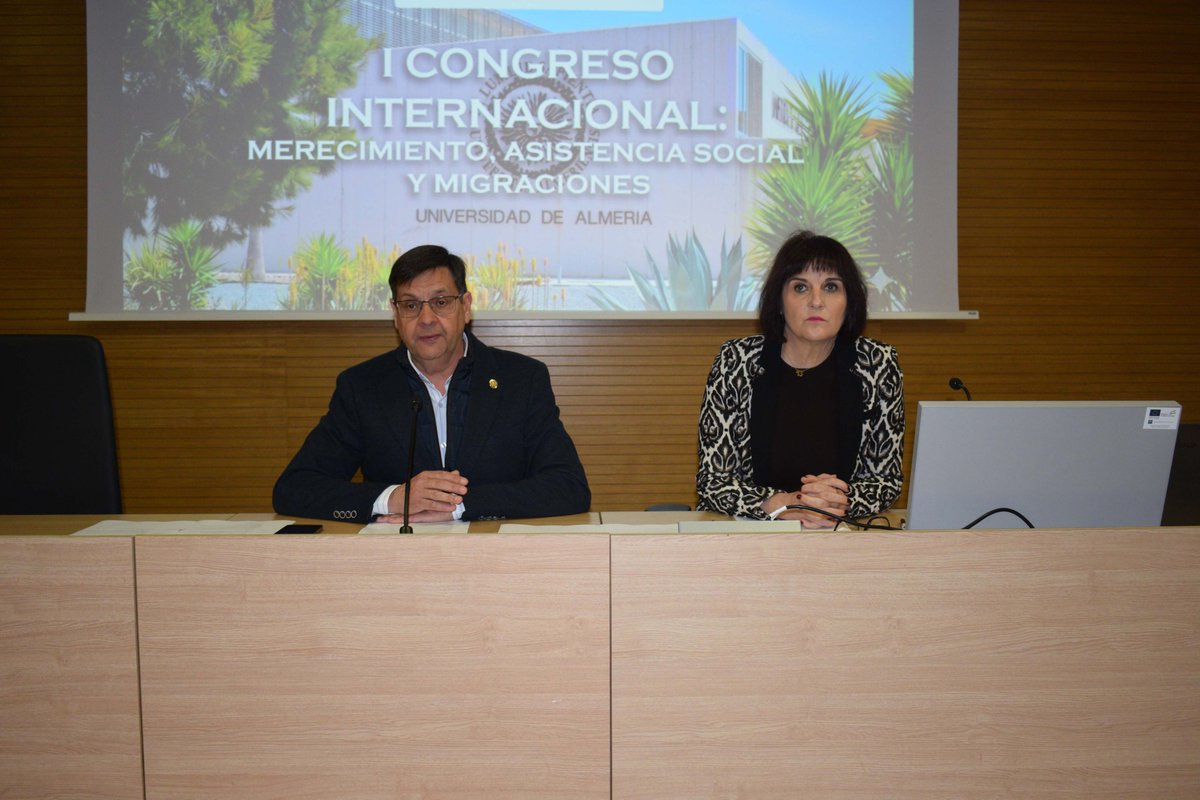 ualmeria's tweet photo. La Universidad de Almería acoge el I Congreso Internacional ‘Merecimiento, Asistencia Social y Migraciones’, reuniendo a expertos internacionales para debatir sobre políticas de bienestar, exclusión social y migraciones. 
UALNews 👉 https://t.co/je0tdRFVXs 
#UAL #SoyUAL https://t.co/O7t5CytGsb