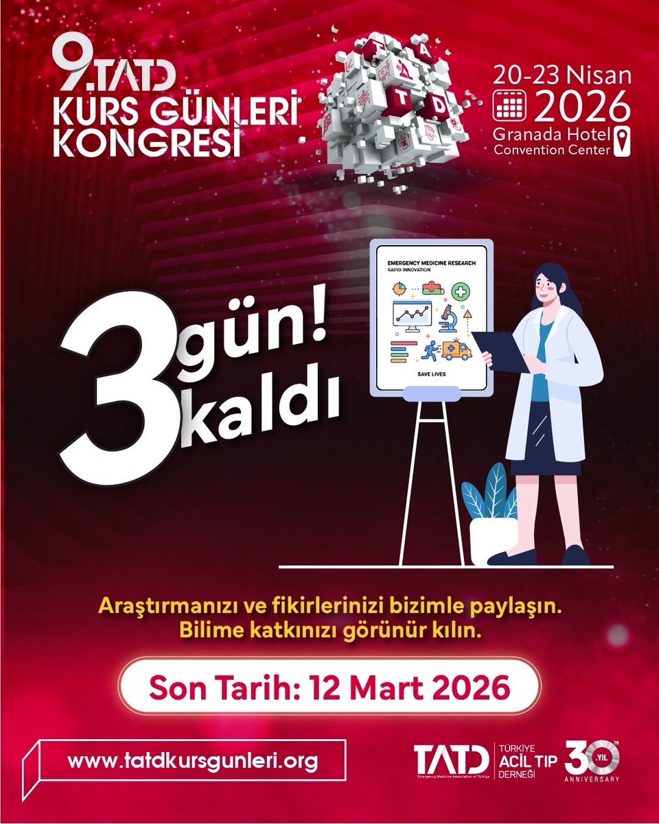 Türkiye Acil Tıp Derneği - TATD (EMAT) tweet media