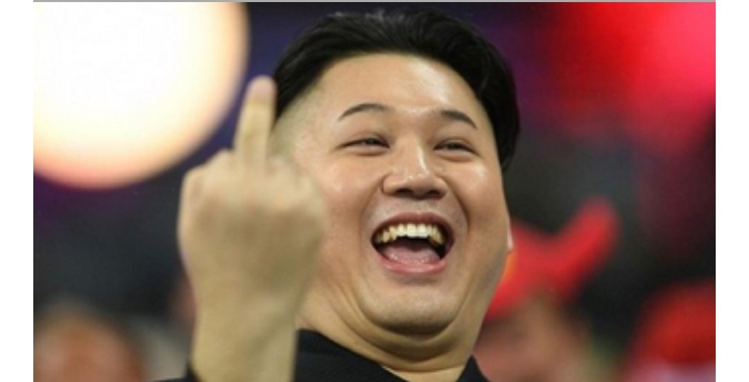 Thomi_Mind's tweet photo. Meanwhile Kim joung un 😹 https://t.co/4lxD69Xt7B