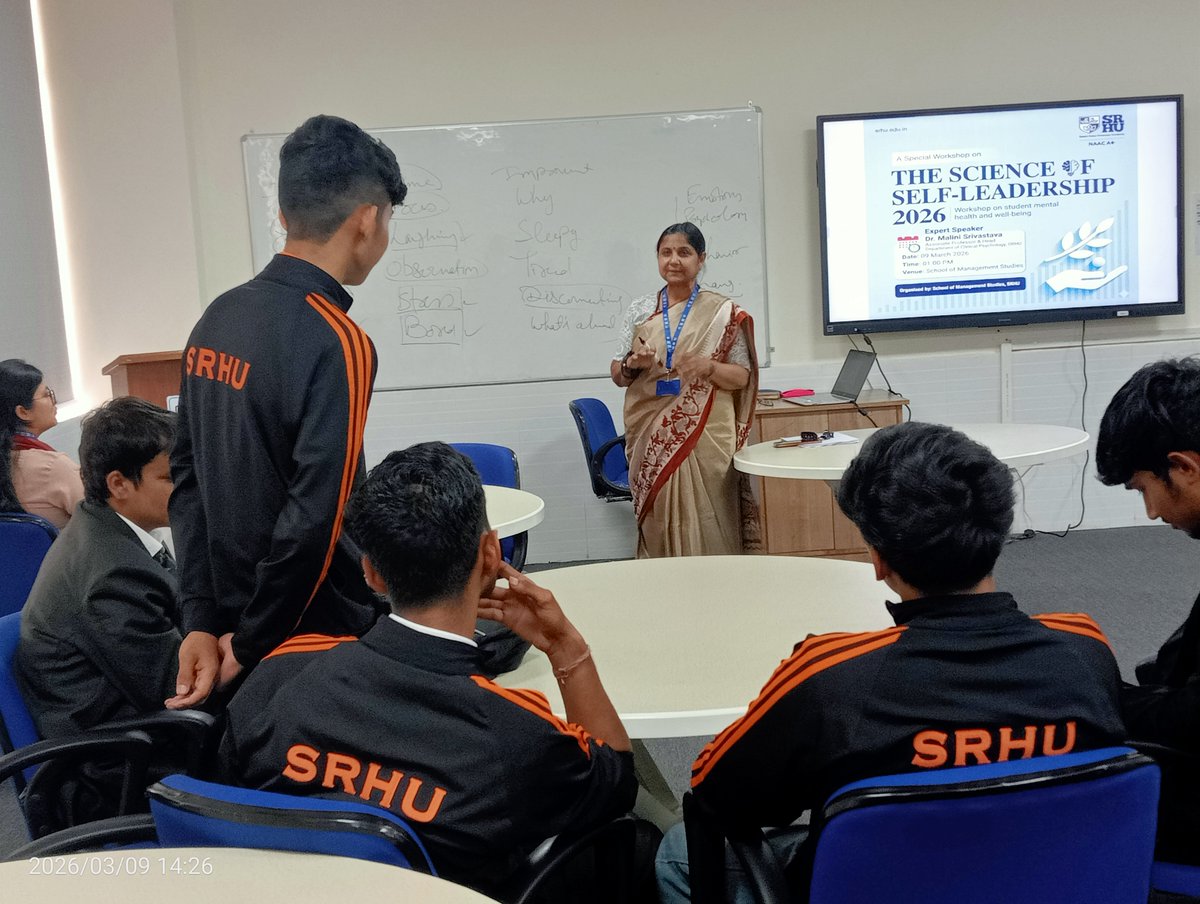 SRHU NAAC A+ tweet media