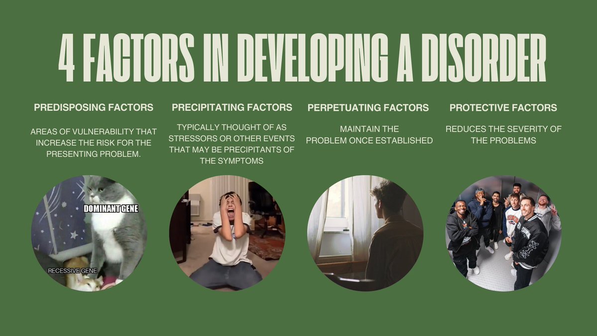 4 Factors in Developing a Disorder
#rpmtwt #abspsy