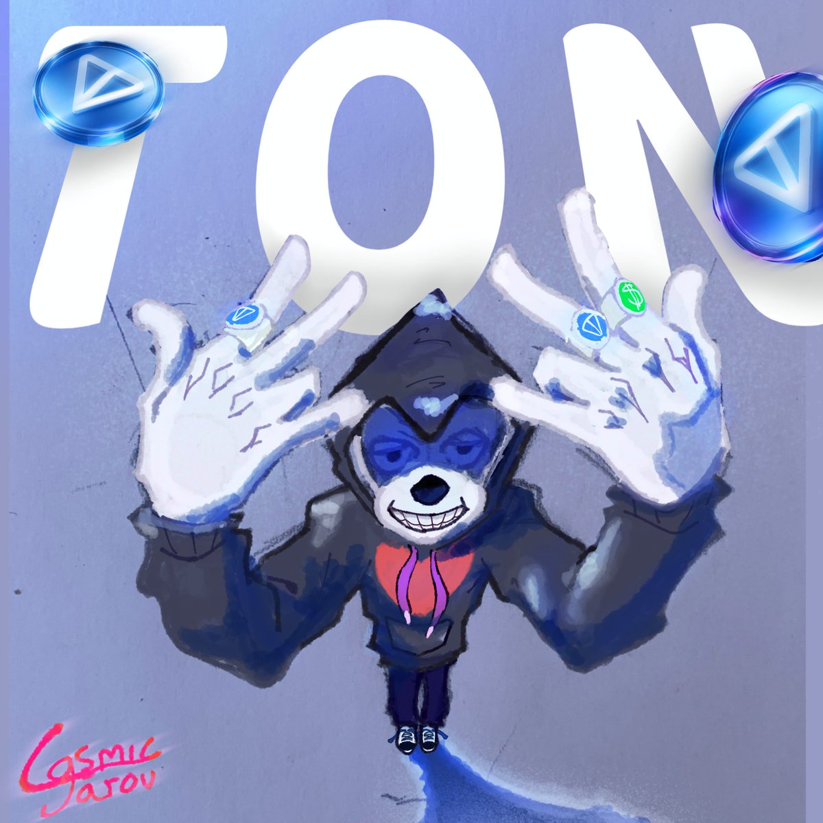 When TON becomes part of the drip 💍💎
Community first. Always.

My art for the <a href="/toncommunity/">TON Community</a> #TonArtContest2 
Check below and show some love 🙌