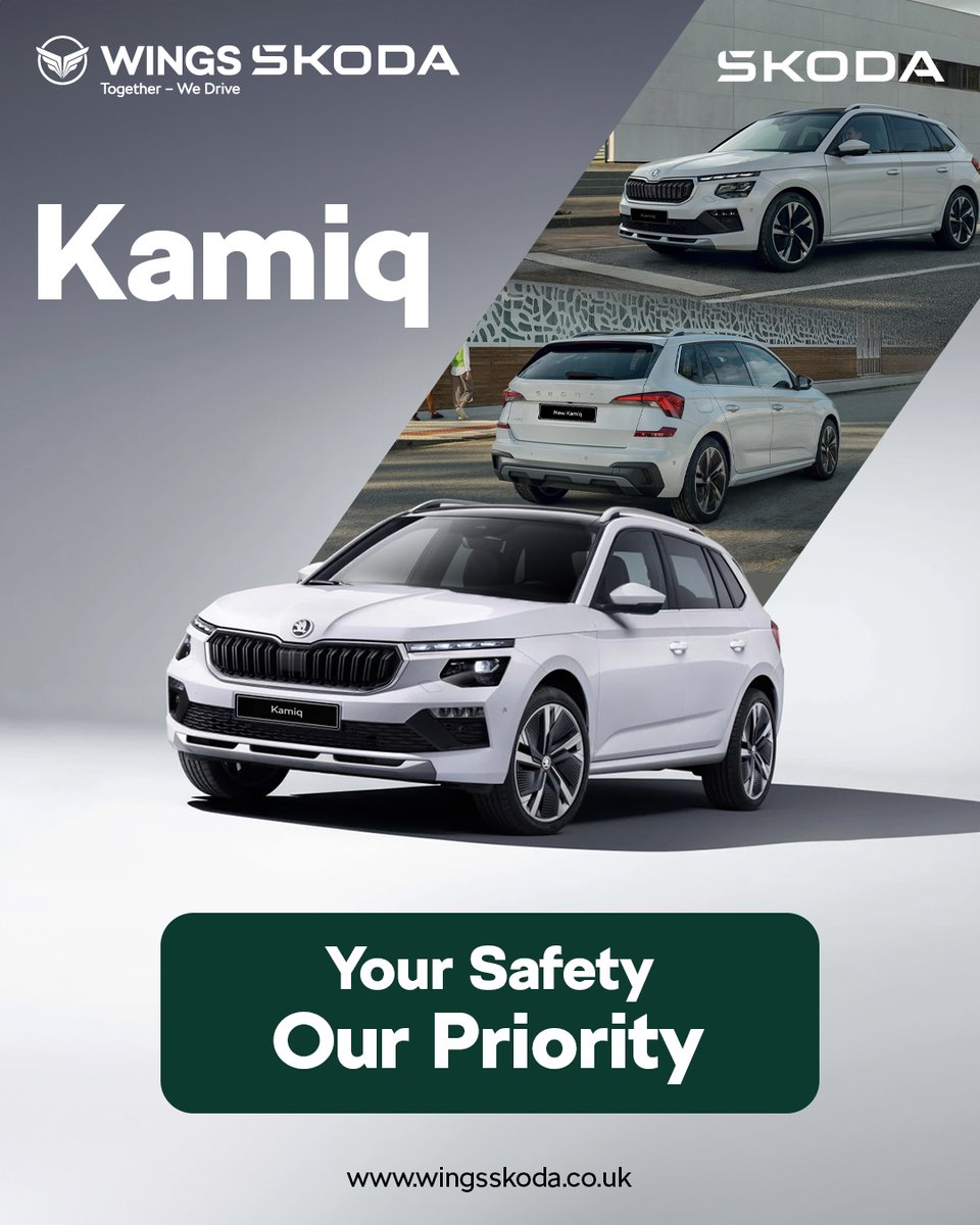 Built to help you feel confident on every journey, the Škoda Kamiq puts safety first. Front assist, traffic sign recognition, and rear parking sensors support you on the road. 

Ring us on 01733 296969 to learn more about the car.

#kamiq #skodauk #WingsSkoda #peterborough