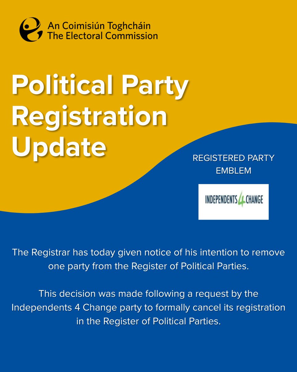 An Coimisiún Toghcháin, The Electoral Commission tweet media