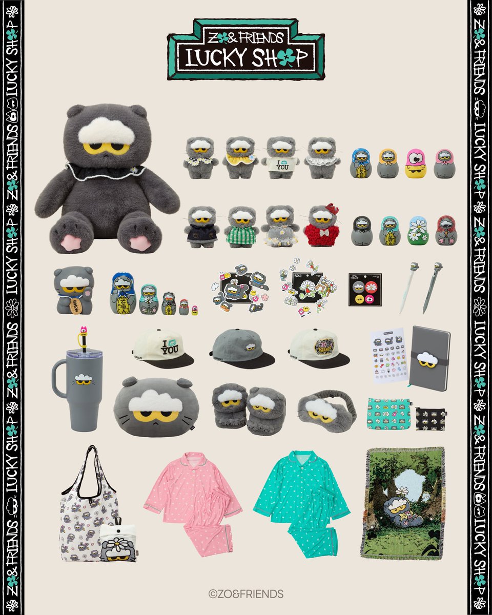 G-DRAGON ZO&FRIENDS POPUP LUCKY SHOP🍀 ✔️ZOA キーリング ✔️エコ