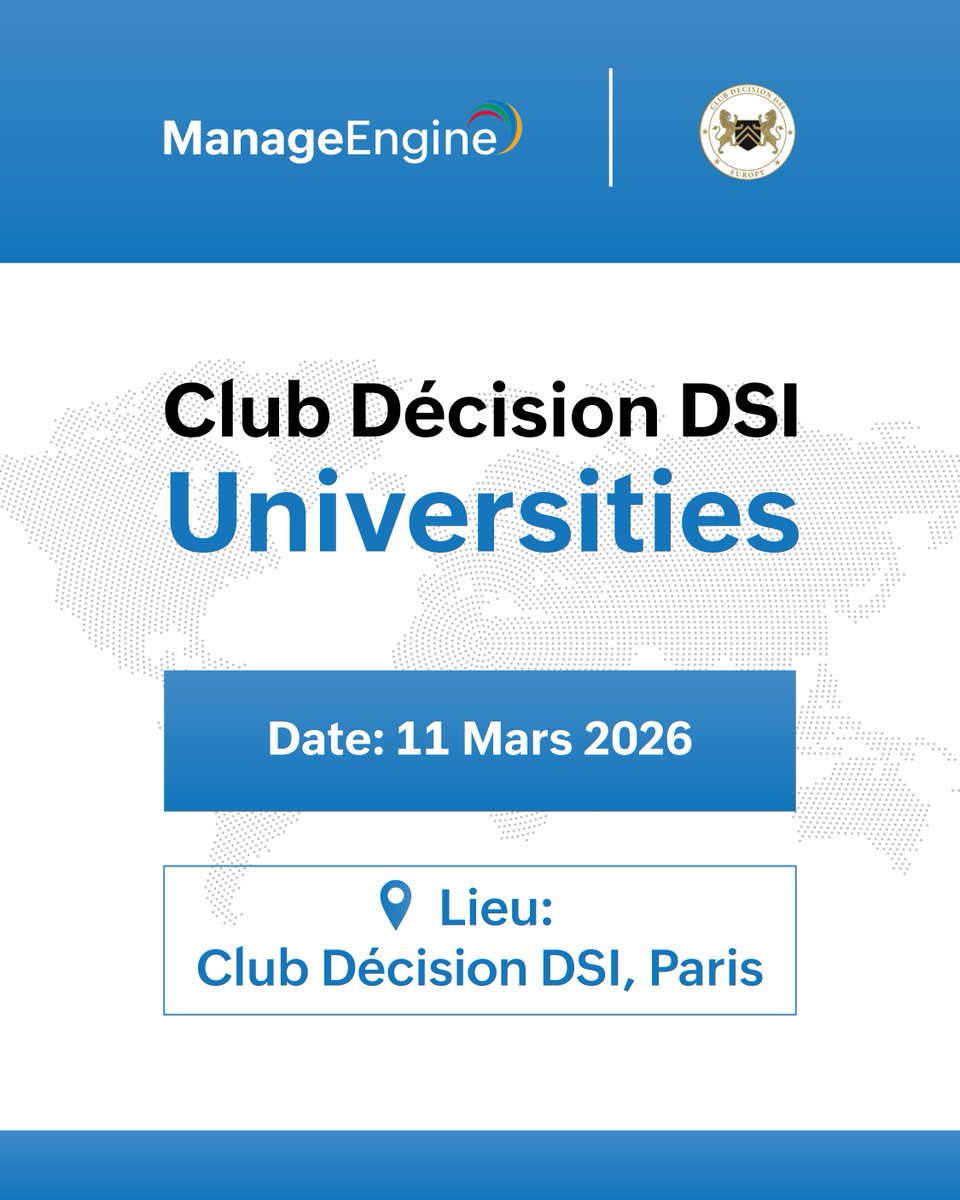 ManageEngine France tweet media