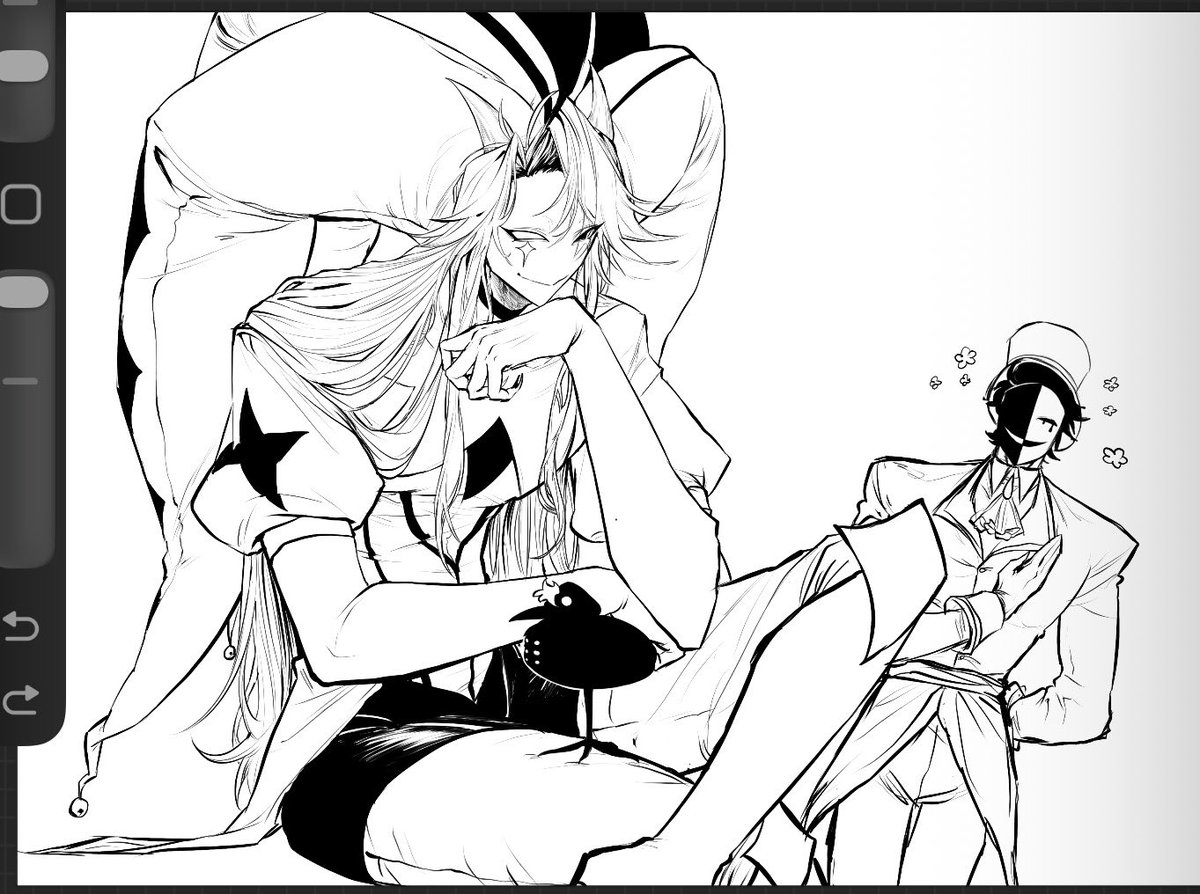 まだ線画だけどすごいいいから見て欲しい…