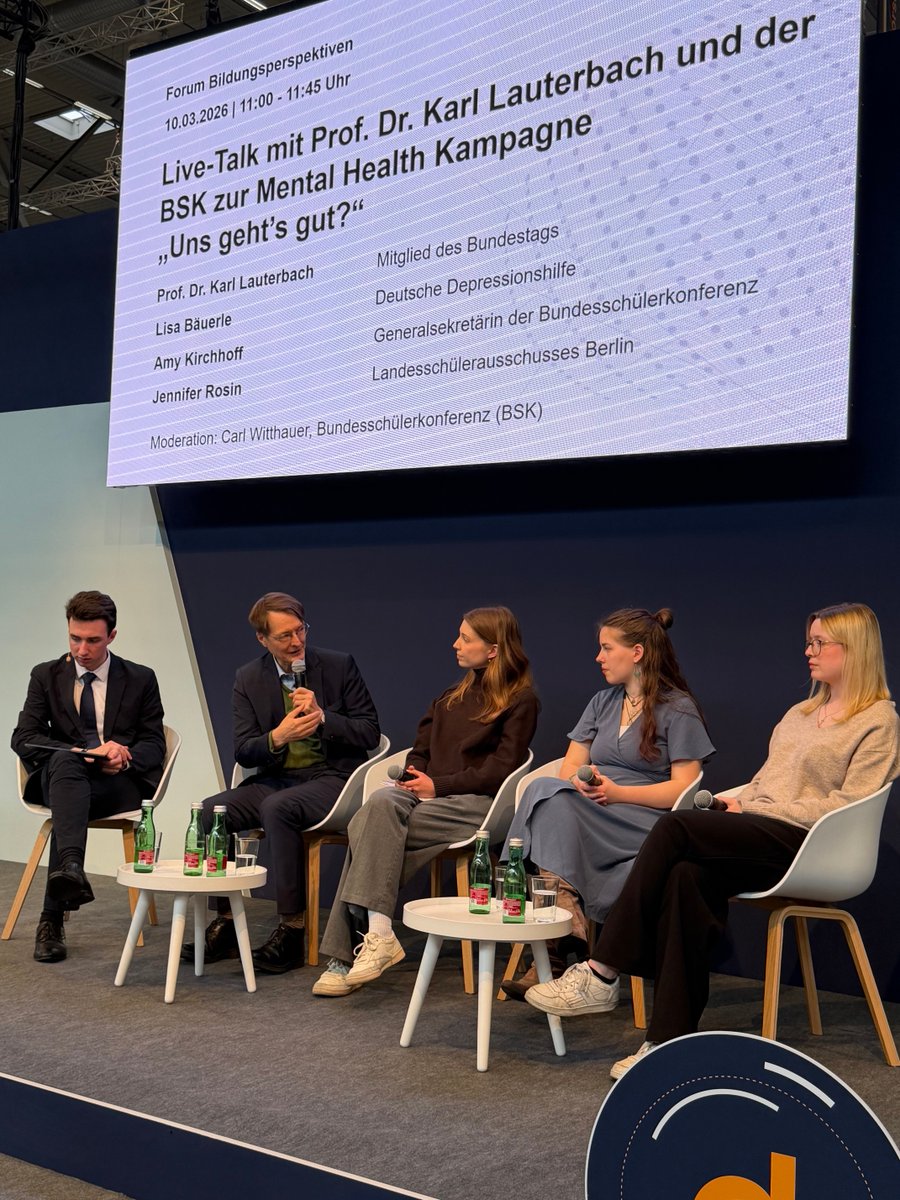 Image for the Tweet beginning: Gute Gespräche mit der Bundesschülerkonferenz