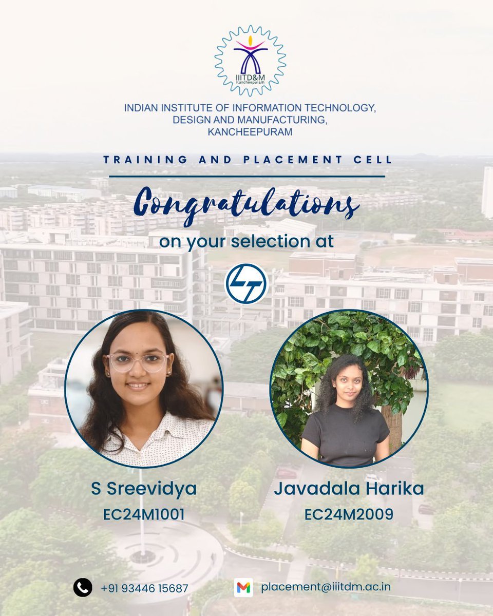 IIITDM Kancheepuram tweet media