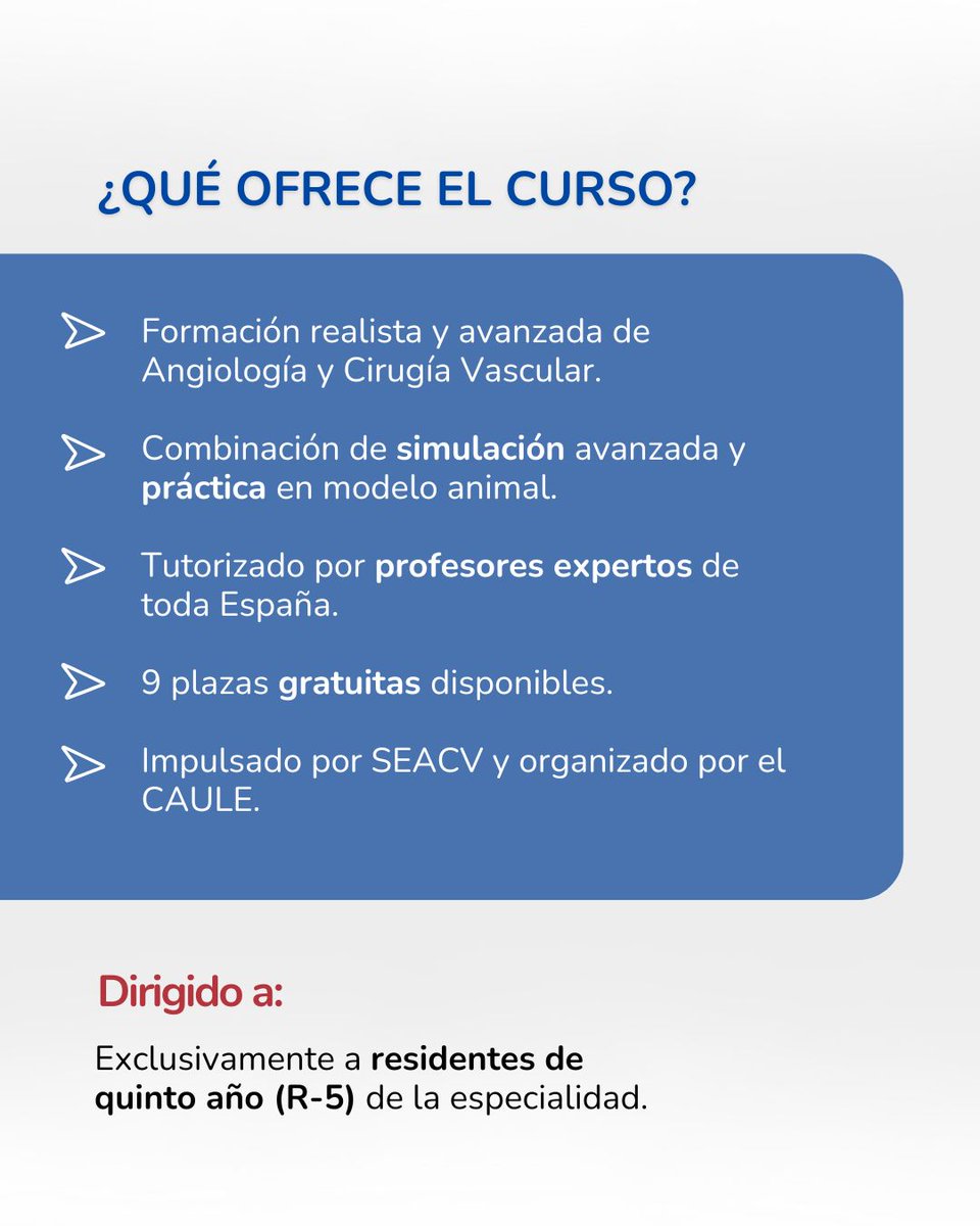 Sociedad Española de Angiología y Cirugía Vascular tweet media