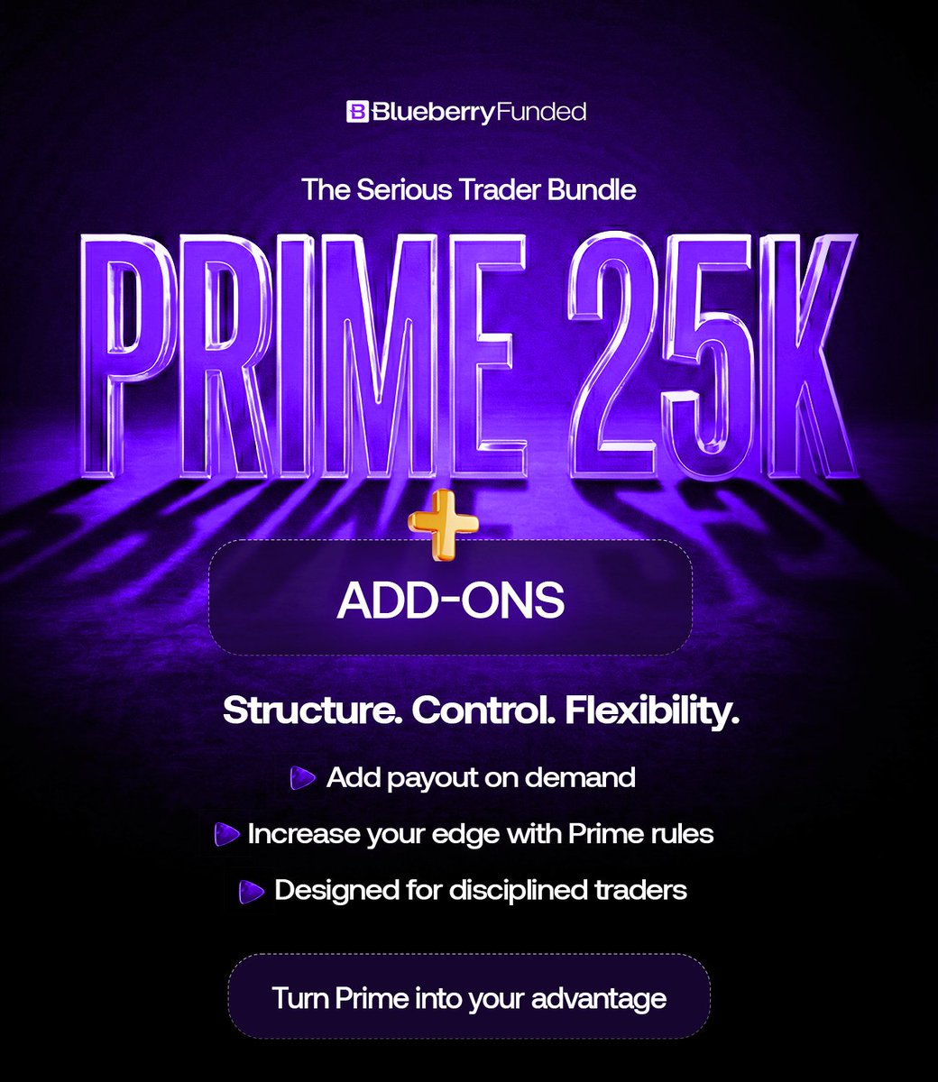 Serious traders do not just pass challenges. They structure their payouts for bigger wins 🎯

Prime already gives you the freedom to trade without unnecessary pressure.

With "The Serious Trader Bundle", you can add the Payout on Demand add-on and remove another limitation.
When