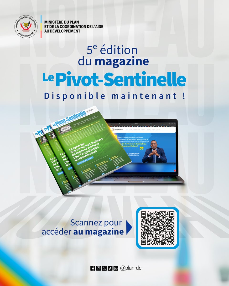 Ministère du Plan et de la C.A.D 🇨🇩 tweet media