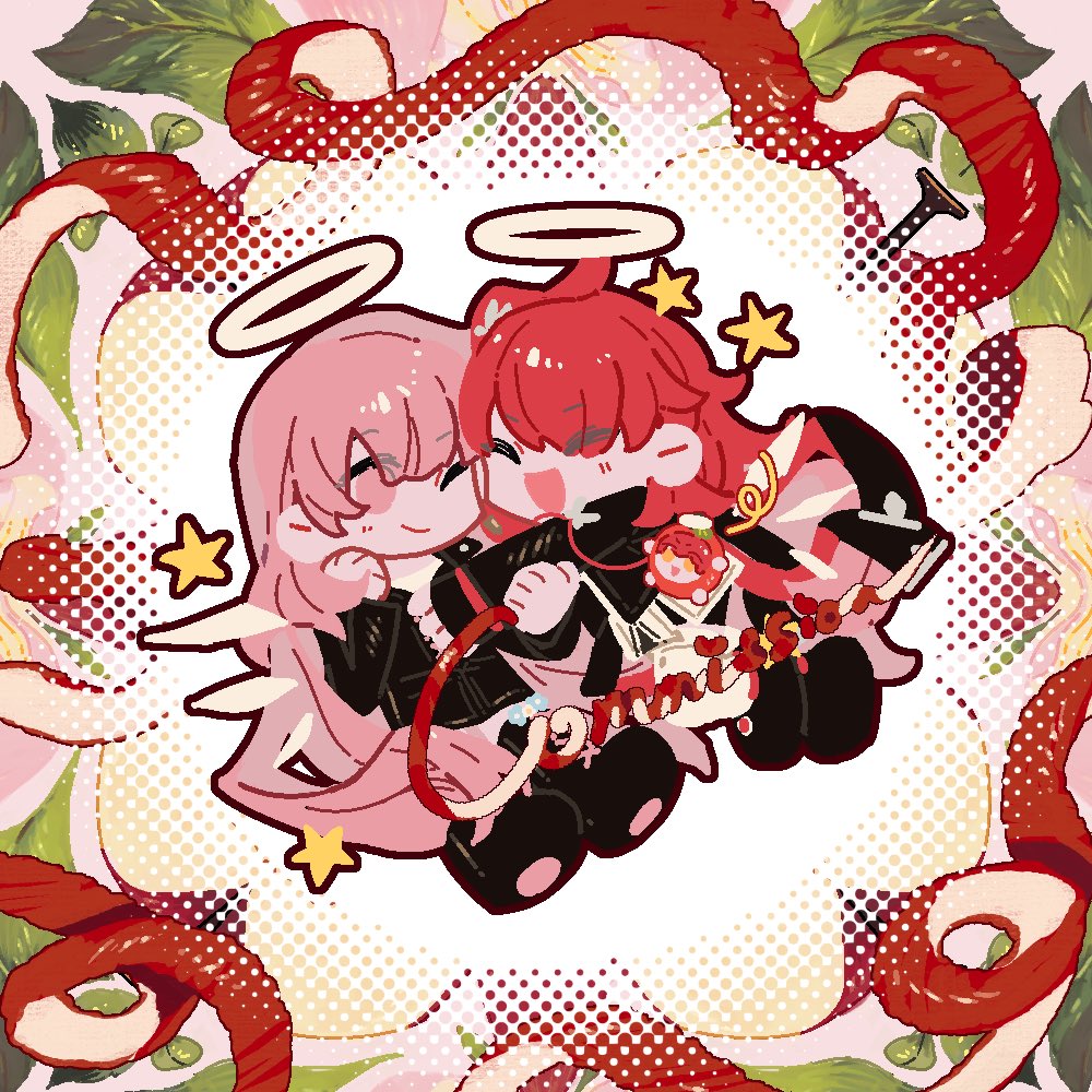 Fishdusking's tweet photo. 是苹果姐妹的qq人委托～🍎 https://t.co/UVJouTBPMX