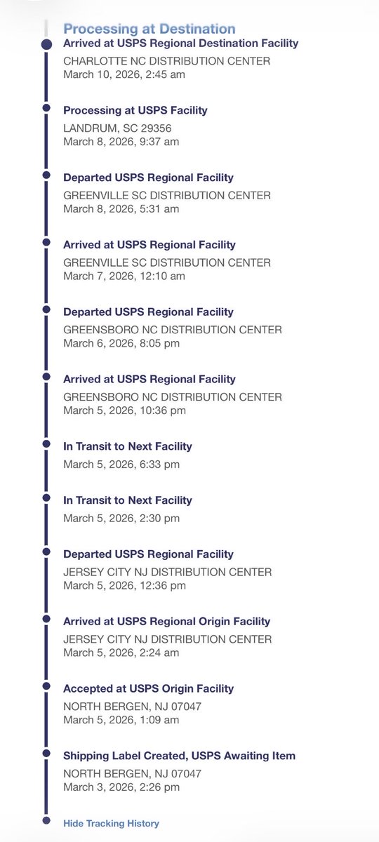 PamStoren's tweet photo. Thank you #usps … so close yet so far. These towels are making the rounds. Time to come back to SC. https://t.co/GVIMBbUY04