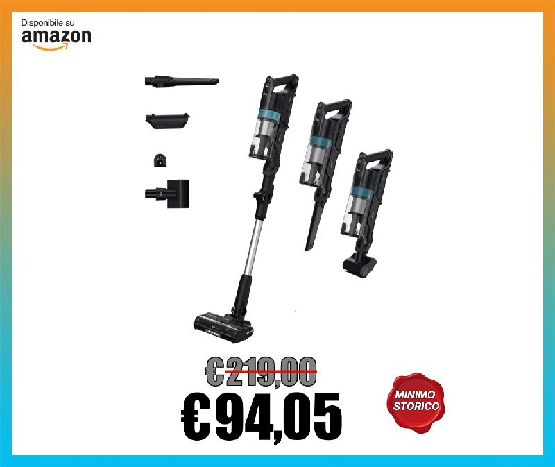 Ultimissima1's tweet image. 💣 PREZZO BOMBA 💣 - 🏠 Hoover HF1 Plus con Tubo Flex, Scopa Elettrica Senza Fili con Modalità Turbo, Spazzola All Floor... ift.tt/sgtL6ba ift.tt/Glk87Dy 

💣 PREZZO BOMBA 💣

🏠 Hoover HF1 Plus con Tubo Flex, Scopa Elettrica Senza Fili… amazon.it/dp/B0F2N9JPPN/…