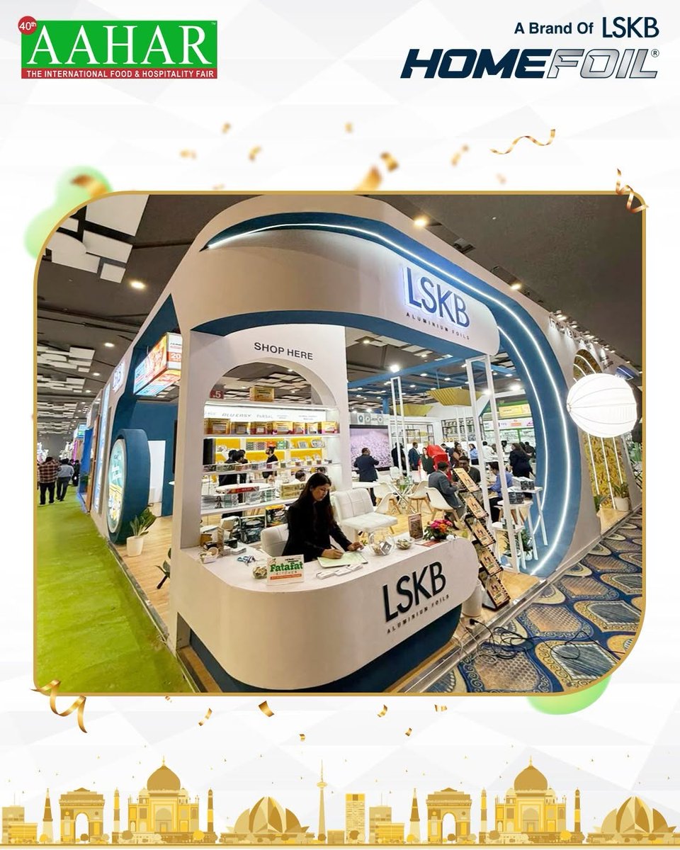 homefoil's tweet photo. 🔥 AAHAR 2026 – Day 1! The HOMEFOIL by LSKB stall opened with great energy, launching HOMEFOIL Grease-Proof Paper, our newest kitchen essential.

📍 Hall 5 | Stall 5F-04-A, Bharat Mandapam

#AAHAR2026 #HOMEFOIL #LSKB #GreaseProofPaper #HORECA https://t.co/c42uq0jeDO