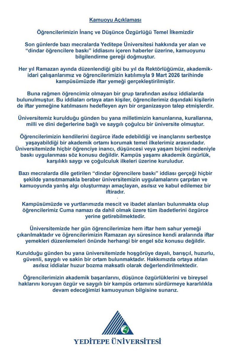 YeditepeÜniversitesi (@yeditepeuni) on Twitter photo 