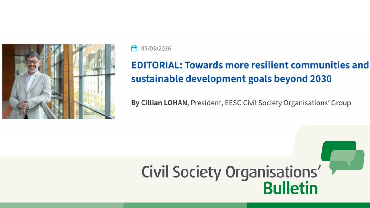 Civil Society Organisations' Group of the EESC tweet media