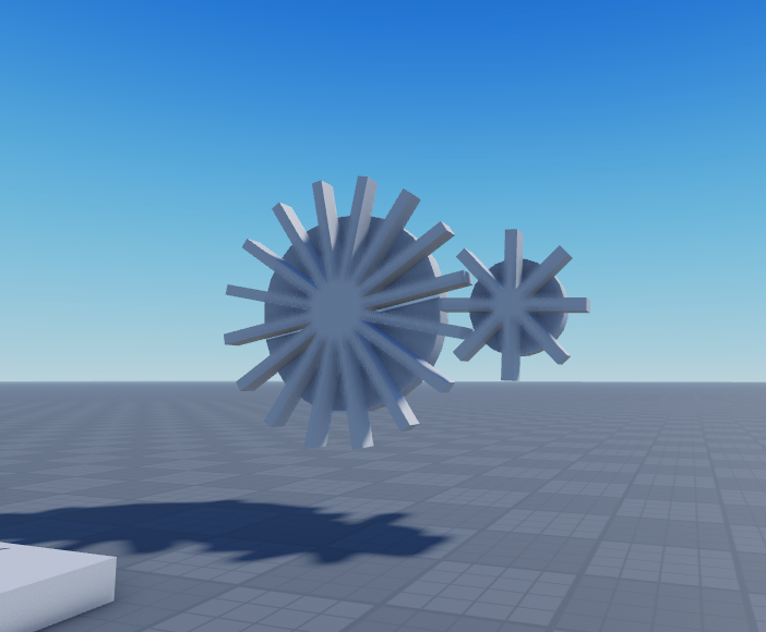 ChaosOnTweeter's tweet photo. I had an idea for a #Roblox game where everything was "coded" mechanically so there'd be minimal scripts but i dont know how to design gears so im left with this https://t.co/wy9yASI8FZ