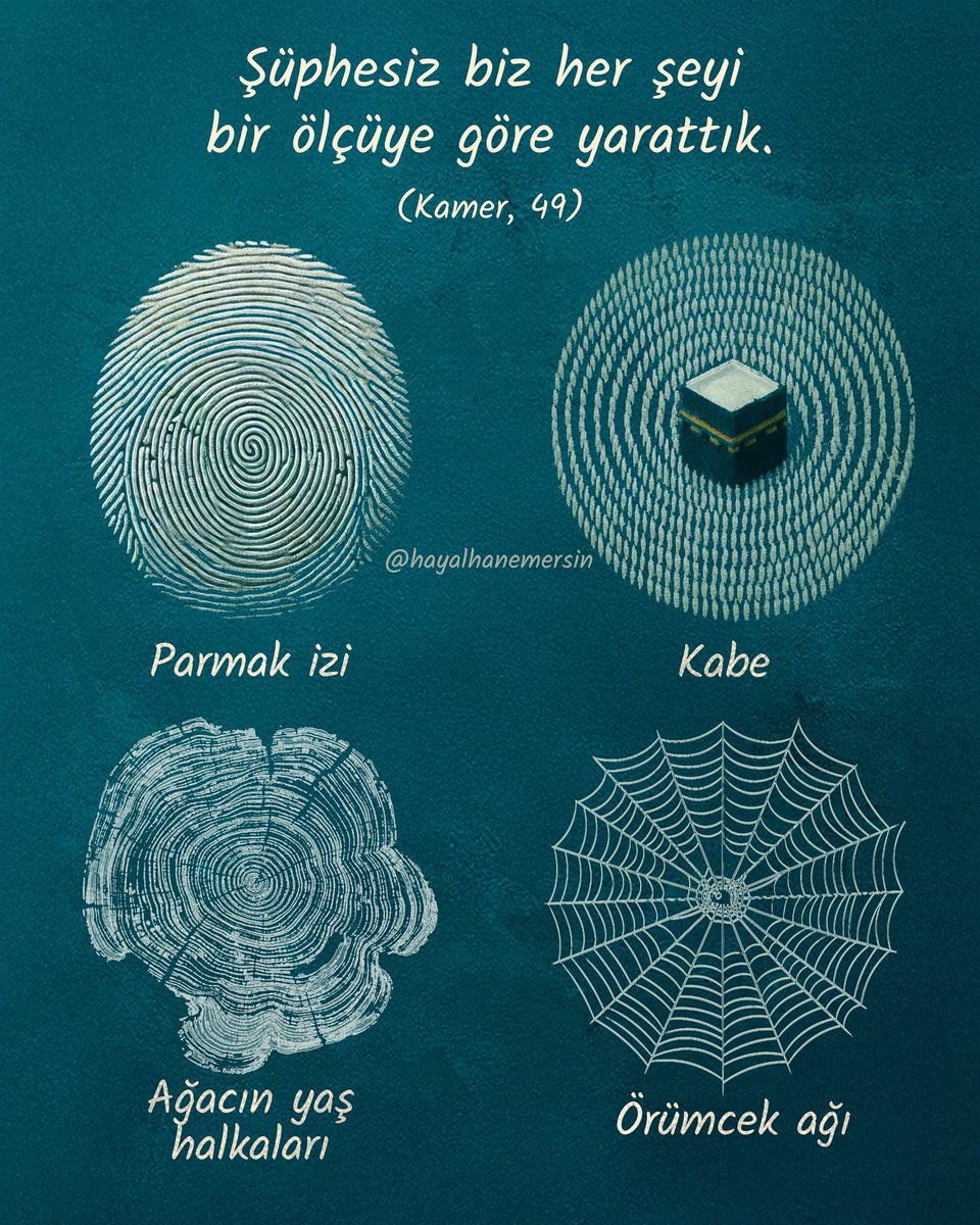 Şüphesiz bir her şeyi bir ölçüye göre yarattık. (Kamer, 49)