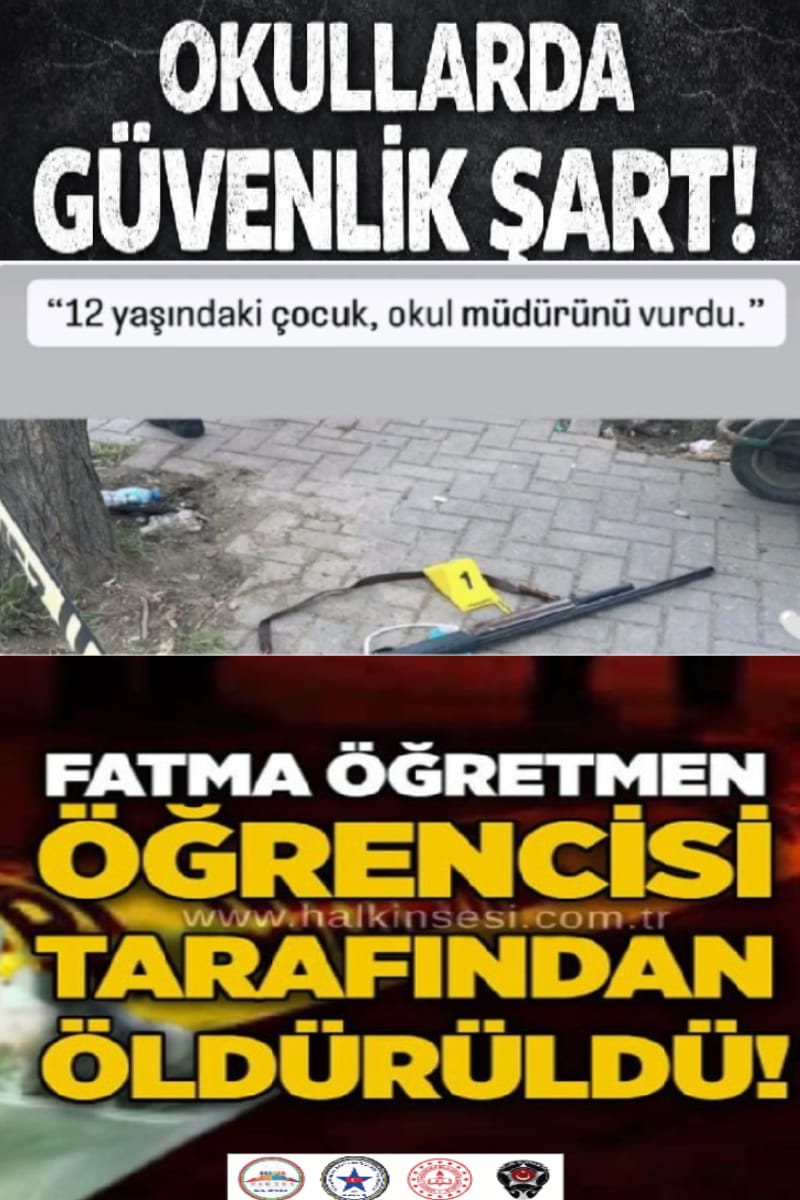 <a href="/isikhanvedat/">Prof. Dr. Vedat Işıkhan</a> <a href="/RTErdogan/">Recep Tayyip Erdoğan</a> #Piktes
<a href="/RTErdogan/">Recep Tayyip Erdoğan</a>
<a href="/mustafaciftcitr/">Mustafa ÇİFTÇİ</a>
<a href="/Yusuf__Tekin/">Yusuf Tekin</a>
<a href="/memetsimsek/">Mehmet Simsek</a>
<a href="/isikhanvedat/">Prof. Dr. Vedat Işıkhan</a>
<a href="/NumanKurtulmus/">Numan Kurtulmuş</a>

🛑 🛑🛑
👉OKULLARA 
SİLAHLAR VE BIÇAKLAR 
          GİRİYOR
👉OKULLARDAN PİKTES ÖZEL         GÜVENLİKLER ÇILARTILIYOR 

🛑ÖĞRETMEN ÖLÜYOR
🛑GELECEK YOK OLUYOR