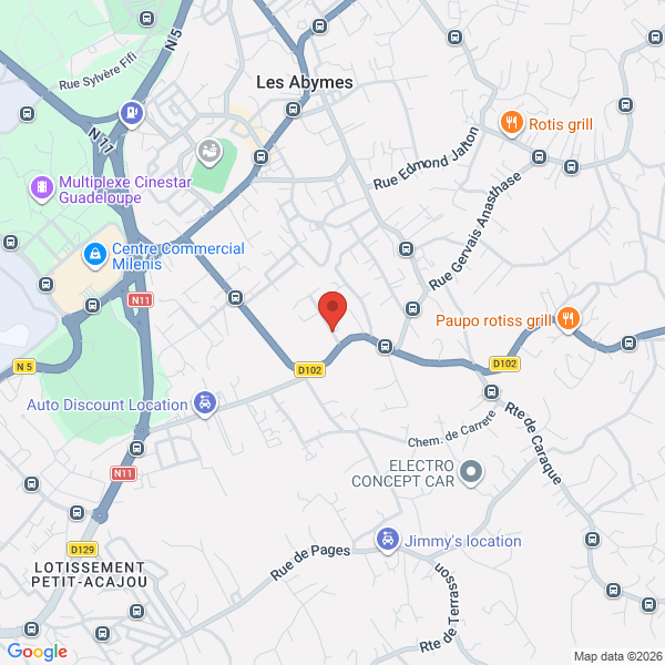 🕒 10/03/2026 07:04 - #accident

⚠️ Accident signalé aux Abymes. Prudence.
Suivre l'évolution de l'incident sur les routes de #Guadeloupe.
🔗 app.routanou.fr/item/gJcAwfC4I…
#sécuritéroutière