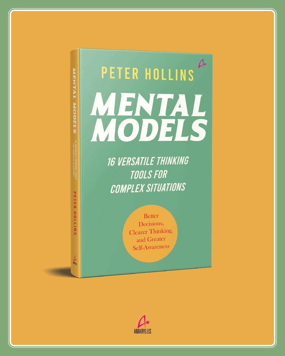AmaryllisManjul's tweet image. Complex problems need better thinking tools.

Discover powerful frameworks in 'Mental Models' – Peter Hollins. 

📢 Coming Soon

#MentalModels #PeterHollins #SmartDecisions #BooksToRead