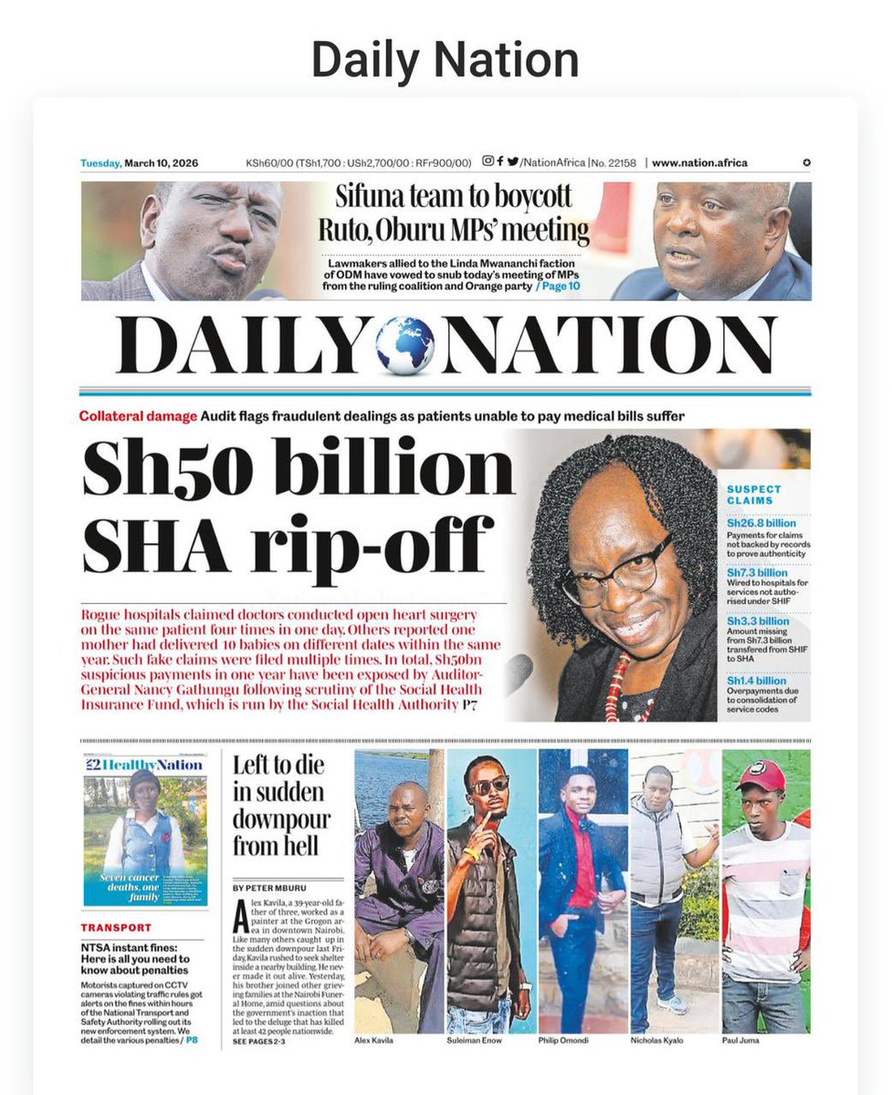 Hon. Aden Duale, EGH tweet media