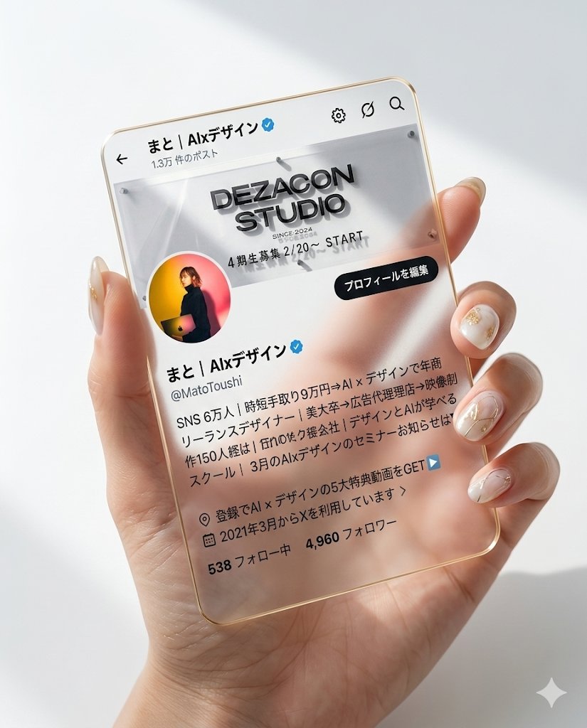 まと|AI×デザイン tweet media