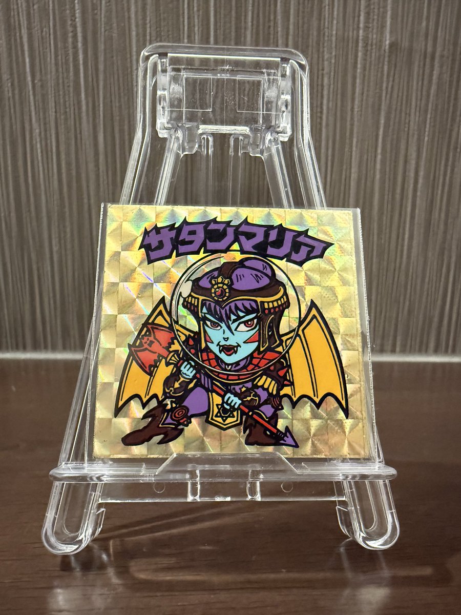 旧ビックリマン 第5弾 ヘッド サタンマリア 金プリズム ビックリマン