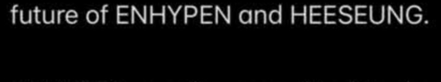 bestie_be's tweet photo. I never thought this would be in the same statement—that “ENHYPEN HEESEUNG” would become “ENHYPEN and HEESEUNG,” talking about two separate artists.

I AM CRYING😭💔💔 https://t.co/BqXpQcpOZQ