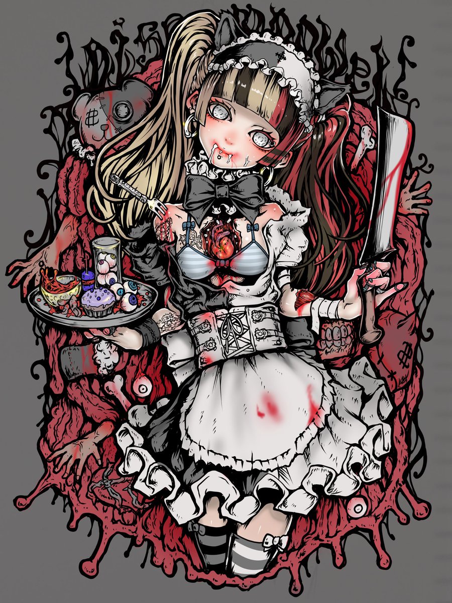 メイドゾンビ

壊れても、
まだ可愛い？

Zombie Maid

Still cute
even when broken?

#art