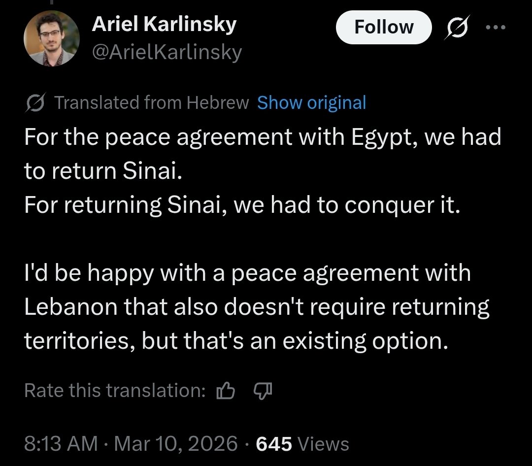 The most convincing argument for modern day Judaism being a Nazi ideology is that even its moderate members describe territorial conquest as a war objective.