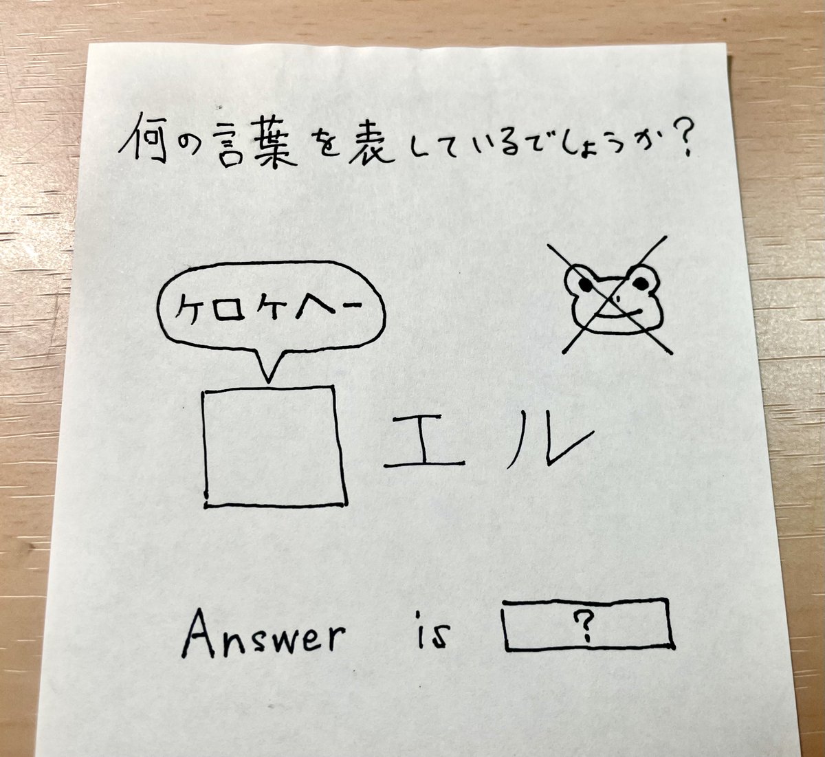 この謎、読み解けますか？
