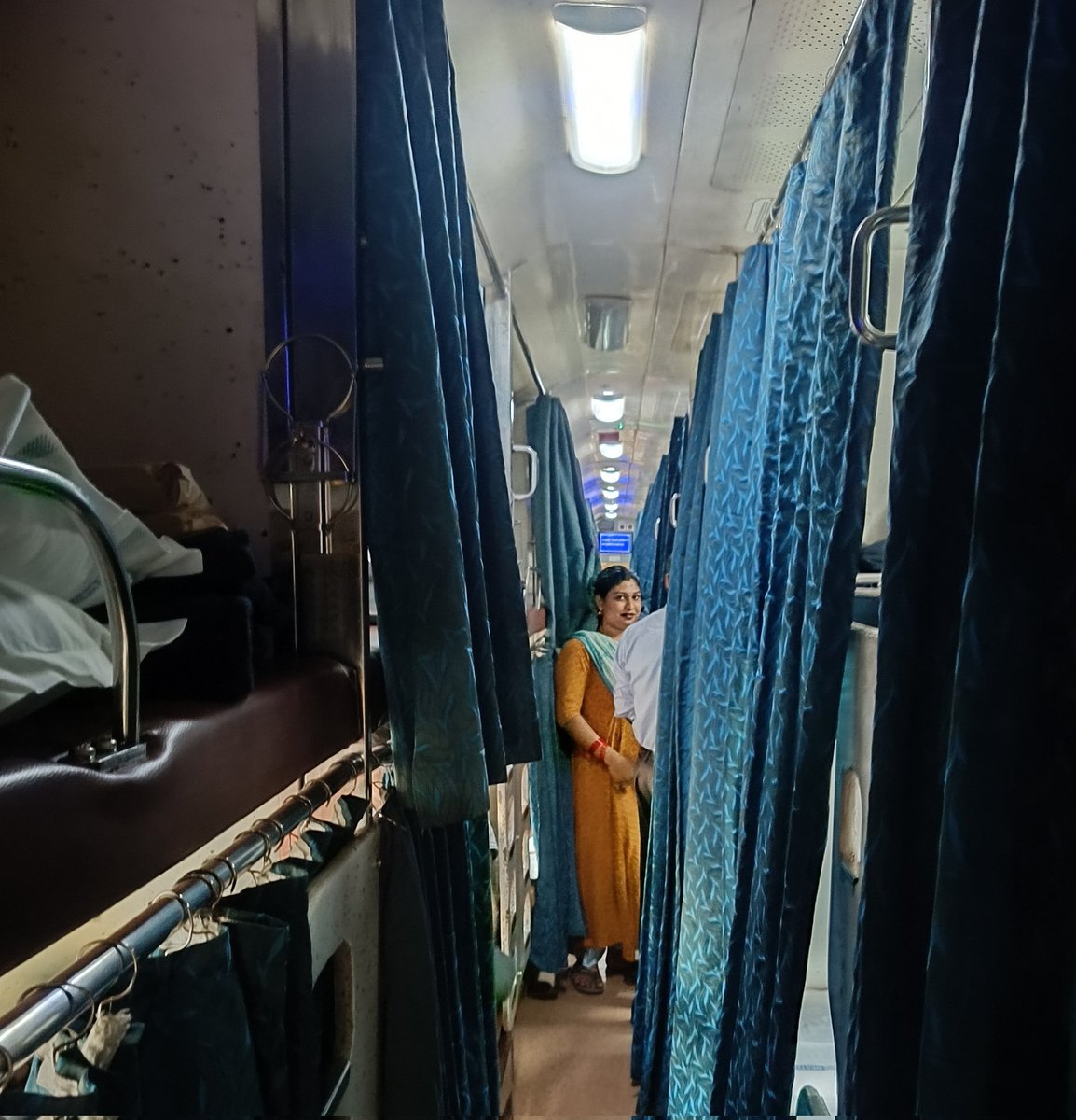 santosh0436's tweet photo. Are they allowed to transgender 
 in train number 12952 coach A2 dated 10/3/26 @RailMinIndia @RailwaySeva @rpfnr_ @rpfnrdli @DefenceMinIndia https://t.co/Yy7XvnzAS4