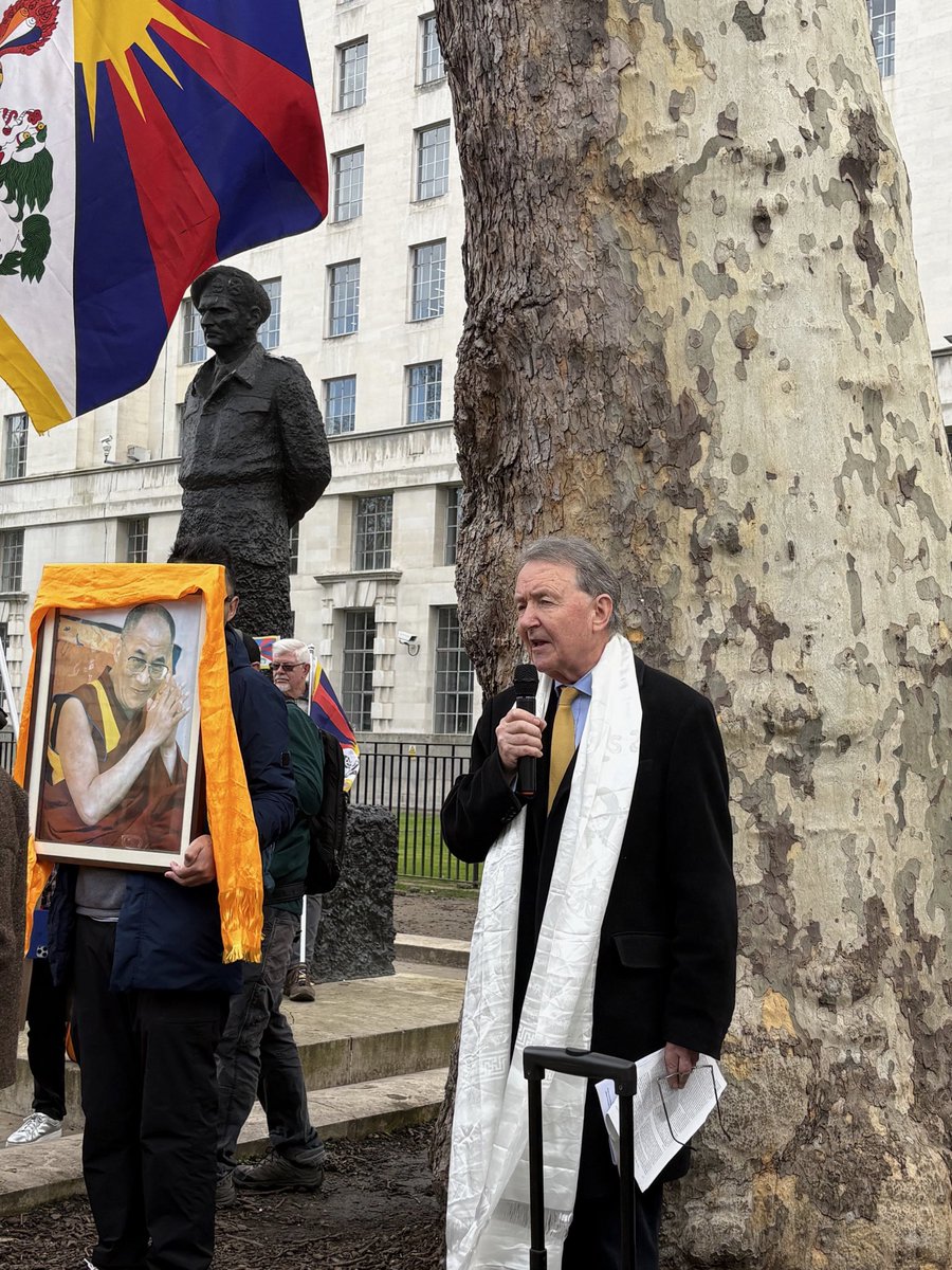March 10th 1959 - the infamous day on which the CCP seized Tibet and drove the <a href="/DalaiLama/">Dalai Lama</a> into exile. 

At a rally opposite <a href="/Keir_Starmer/">Keir Starmer</a> No 10 Downing Street I said that the atrocities in Tibet - including curtailment of reproduction, indoctrination of children separated from