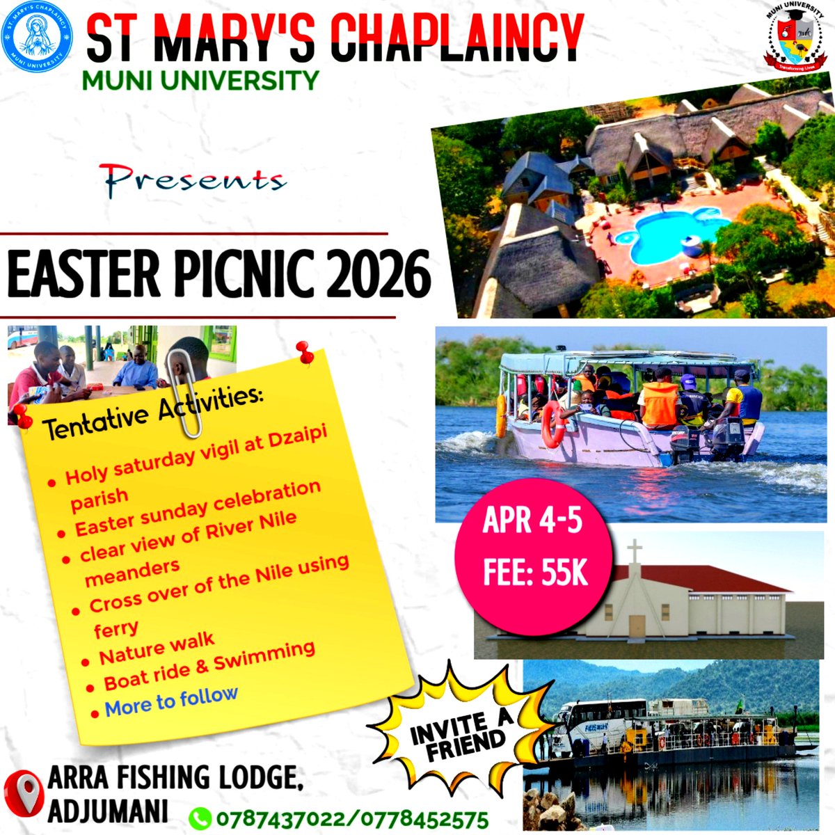 St. Mary’s Chaplaincy – Muni University tweet media