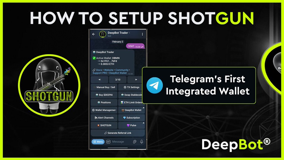 You want to know how to set up Shotgun? 

Check out the <a href="/DeepBot_/">DeepBot®</a> team link in the post below!

Solid stuff as always