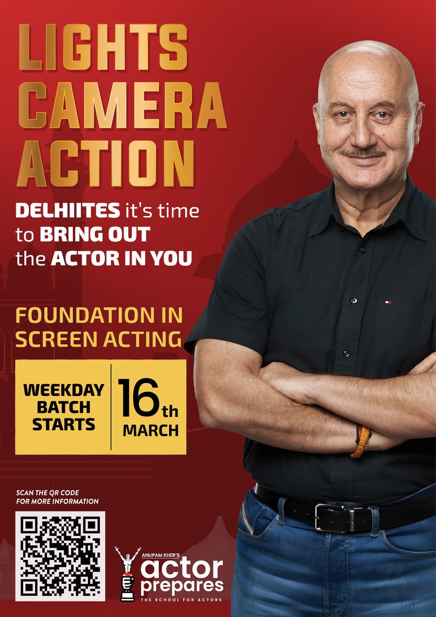 Anupam Kher’s Actor Prepares tweet media